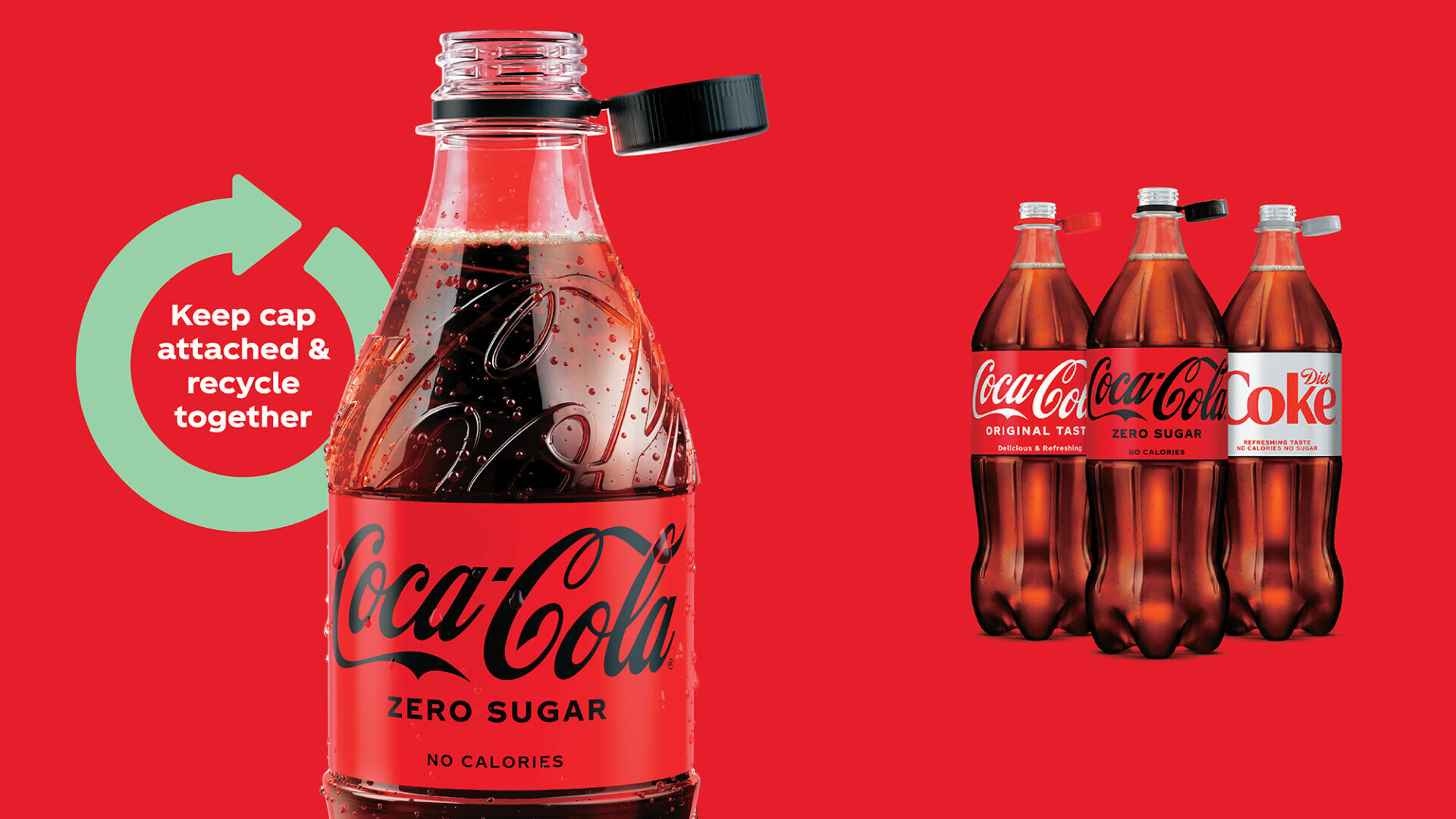 Coke's new bottle cap doesn't come off
